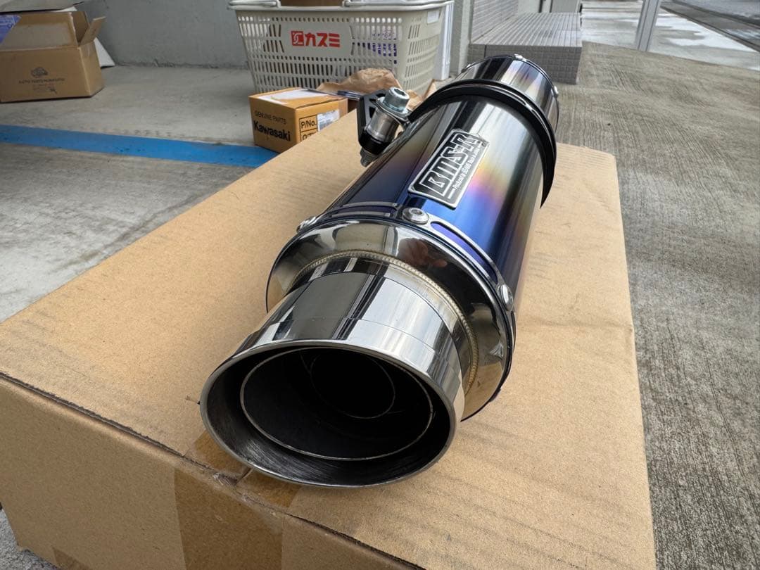 ninja400BMS-Rスリップオンマフラー 政府認証 - メルカリ