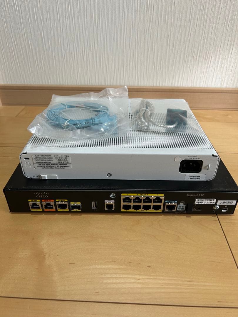 CCNA、CCNP】静音セット 2台セットCisco 891FJ、2960 - メルカリ