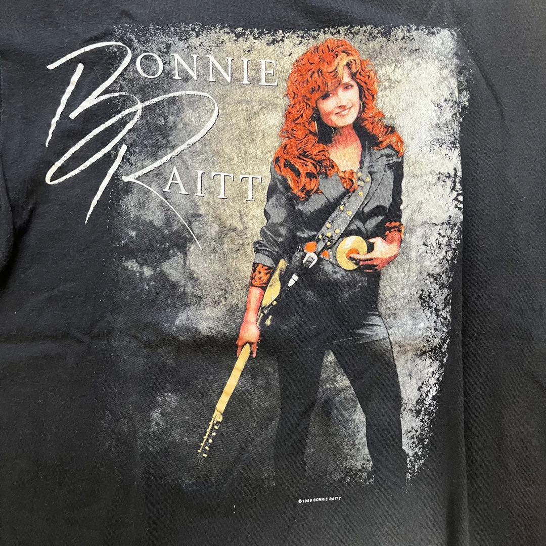 80s バンT ボニー・レイット バンド Tシャツ 鬼フェード サンフェード