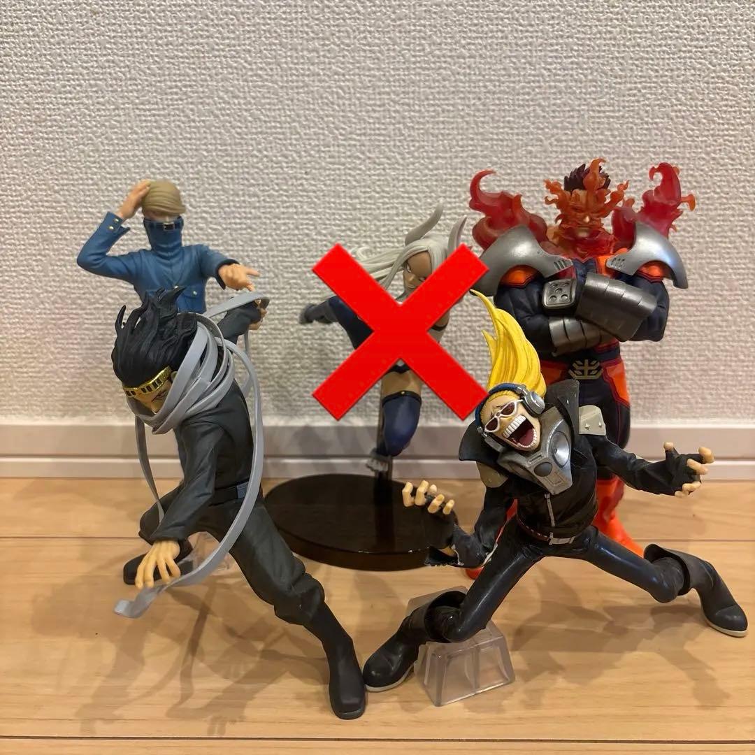 豪華5体セット】ヒロアカ 一番くじ＆プライズ プロヒーローまとめ売り