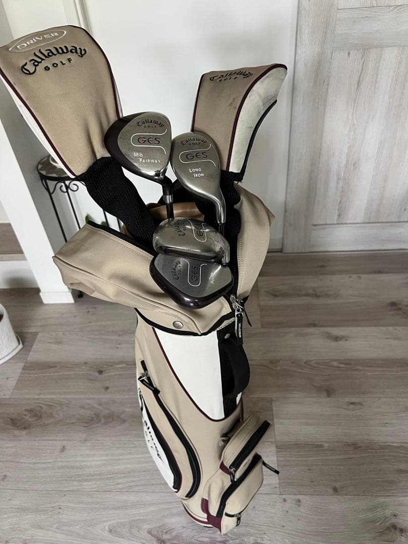 キャロウェイ GES女性用ゴルフクラブ セット ベージュ