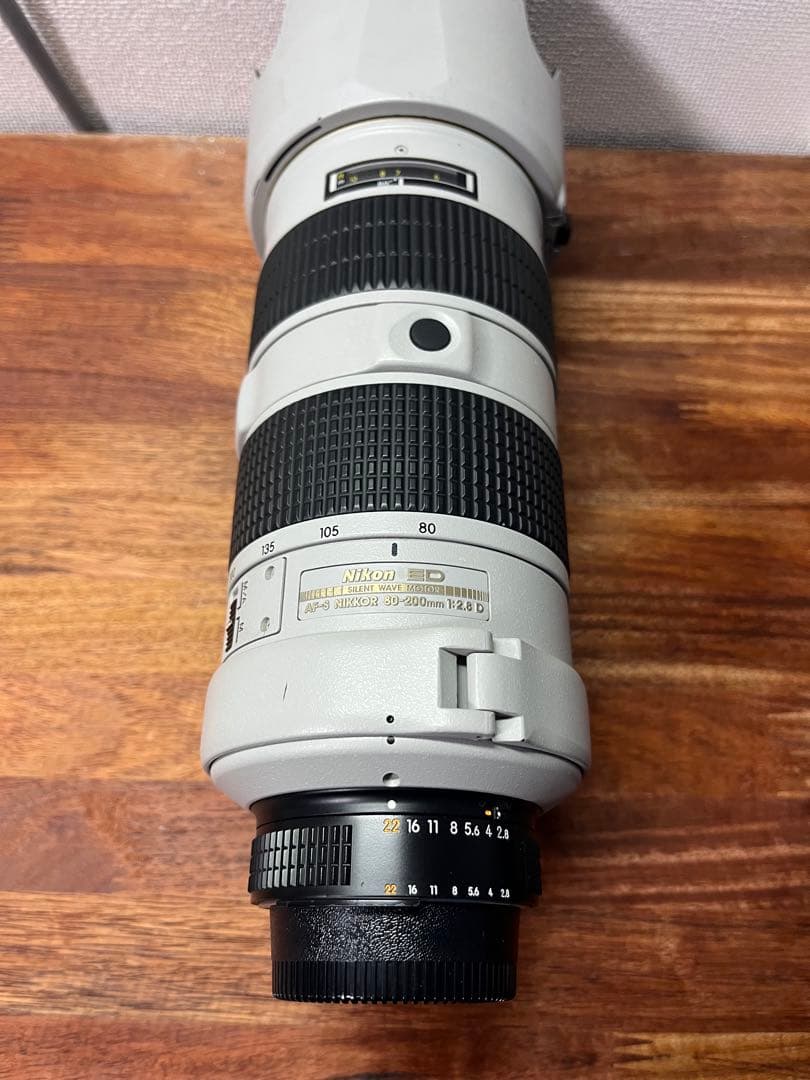 Nikon 80-200mm f2.8 ライトグレー 修理必要Nikon AF-S VR Zoom Nikkor