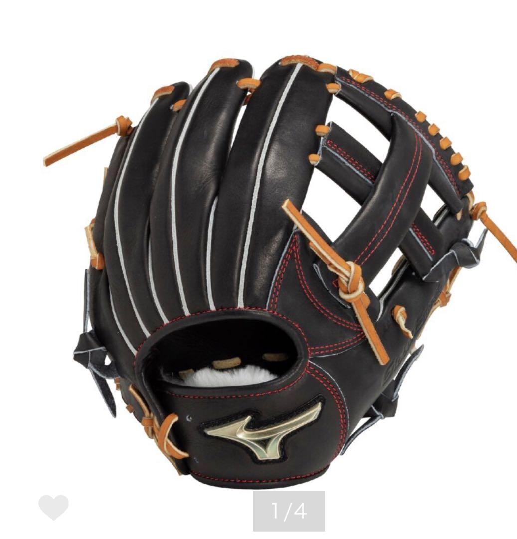新品未使用！〔ミズノ〕野球 硬式グローブ 内野手用 ミズノ MIZUNO 硬式用ミズノプロ小指2本入れ仕様 内野手用2 グラブ袋付