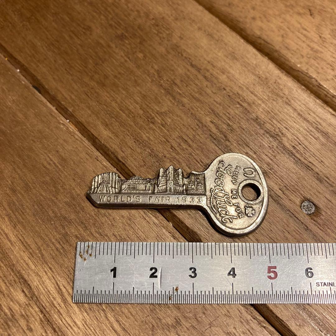 1933年 グッドラックキー 鍵 シカゴワールドフェア 万博 本物アメリカ