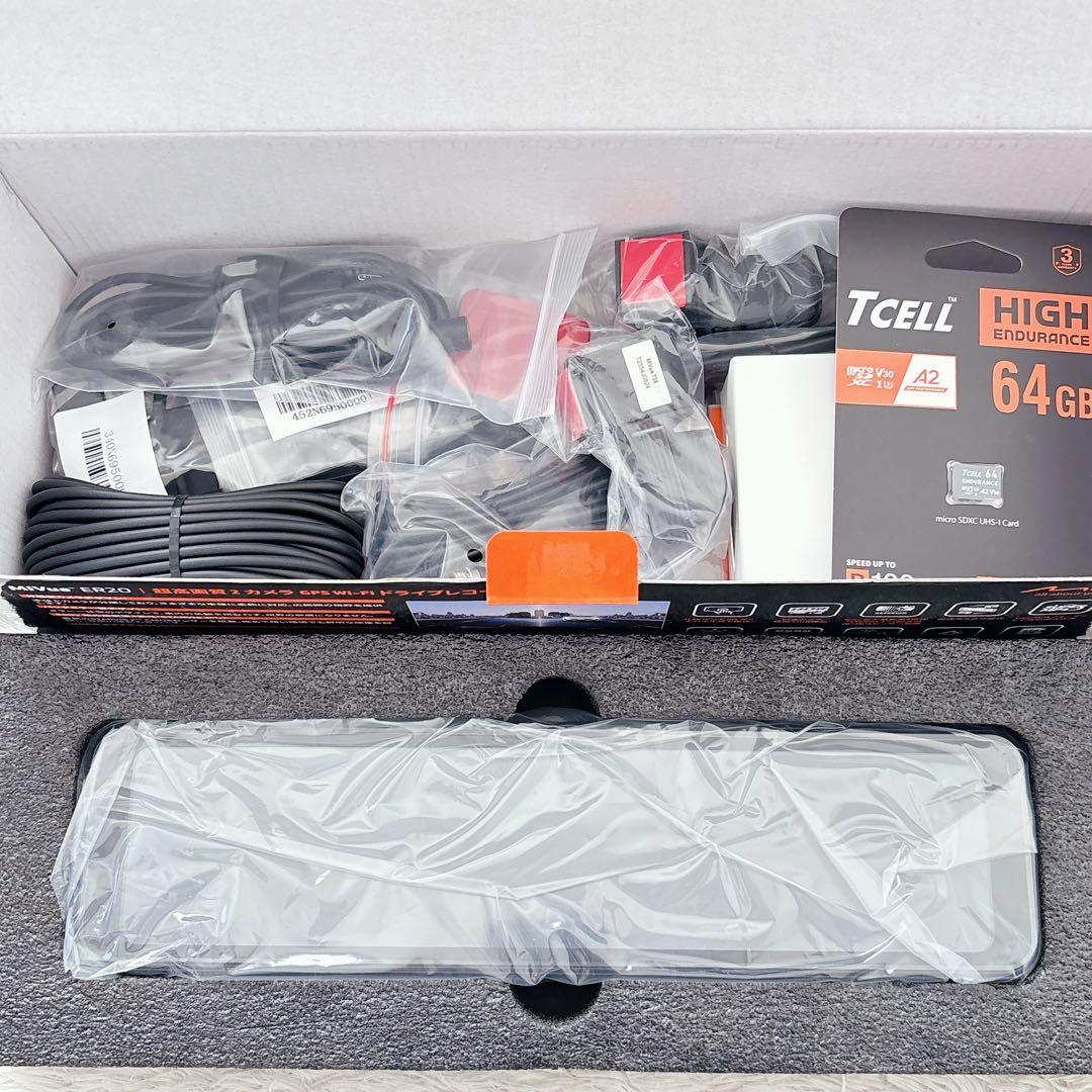 未使用】ソニーセンサ Mio(ミオ) ドライブレコーダー ミラー型 ER20