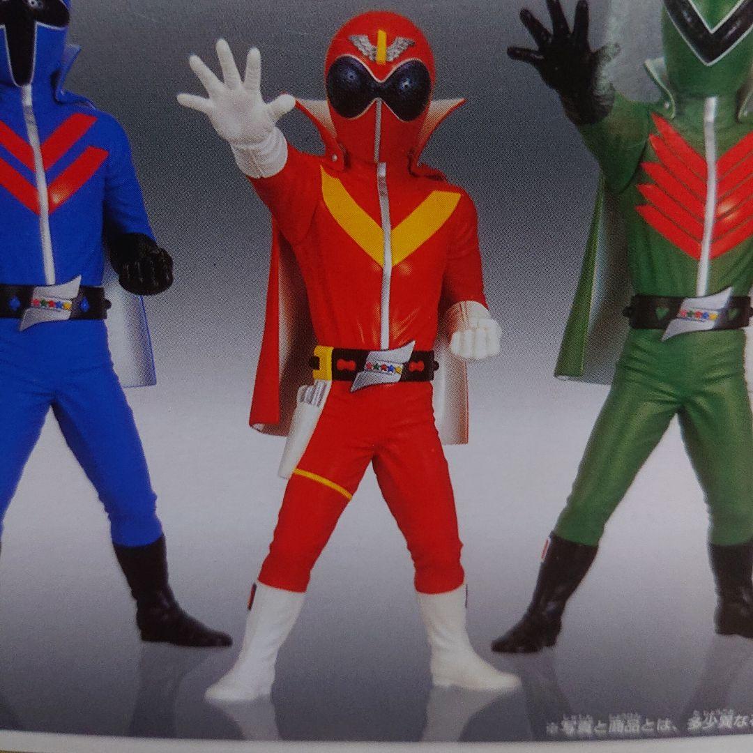 非売品/アカレンジャー DX組立式ソフビ フィギュア - メルカリ