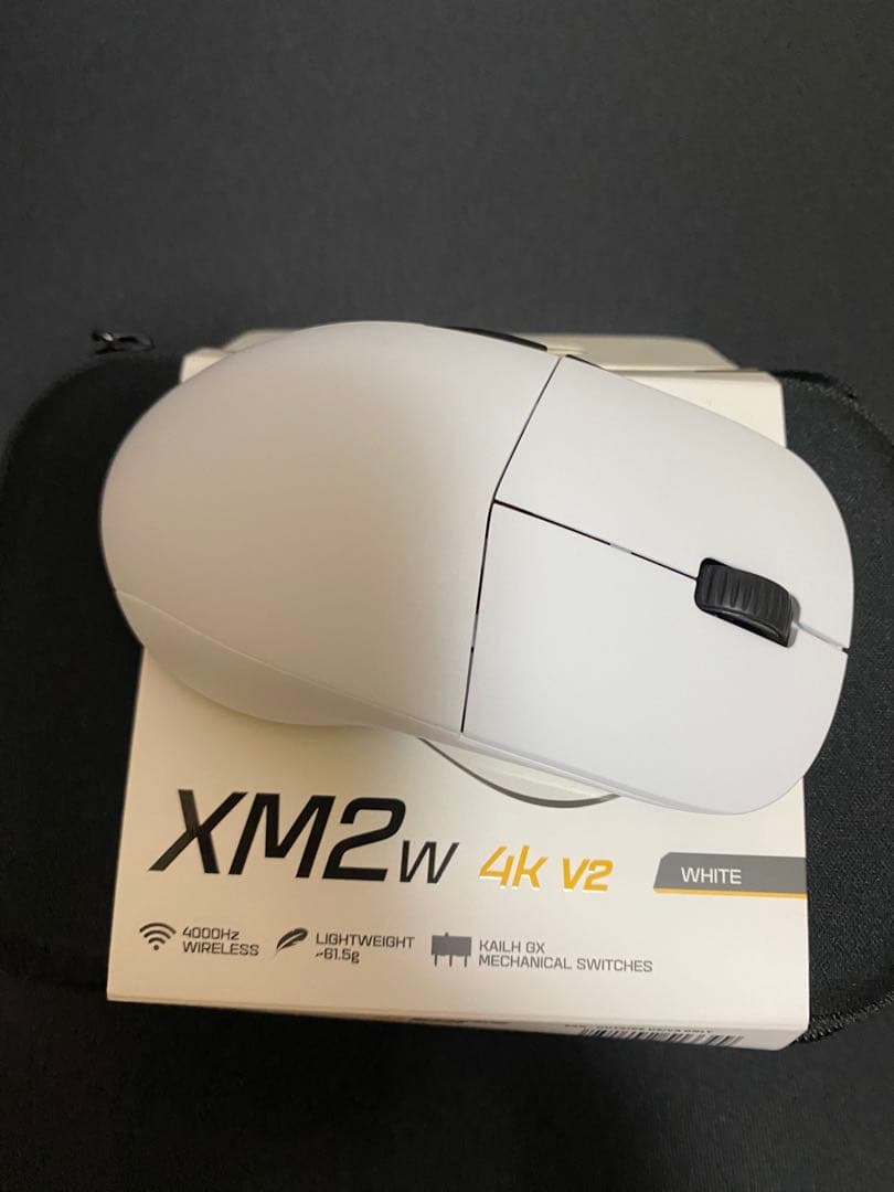 ENDGAME GEAR XM2W 4K V2 ホワイト Amazon.com: ENDGAME GEAR XM2w 4k Wireless Gaming Mouse – 4000Hz