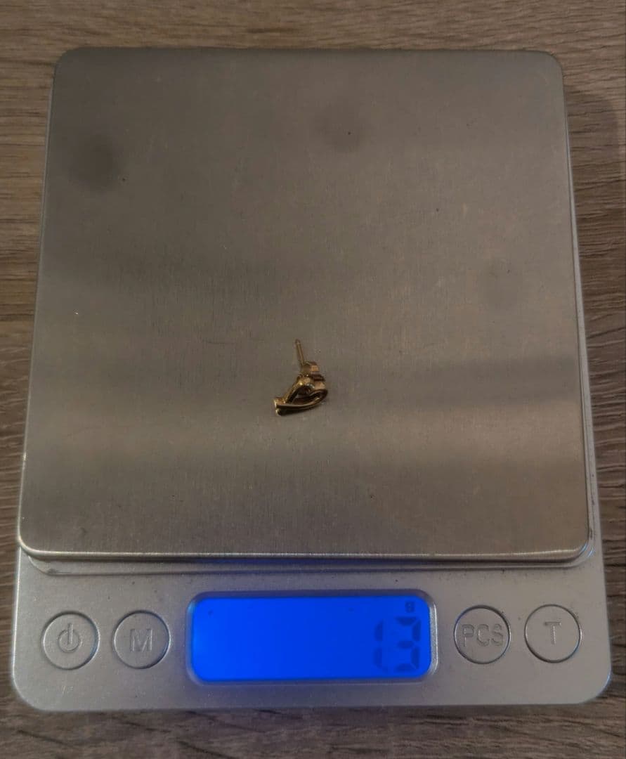 ♥ティファニー♥ラビングハート ピアス 18金 750 ゴールド 1.3g 片耳