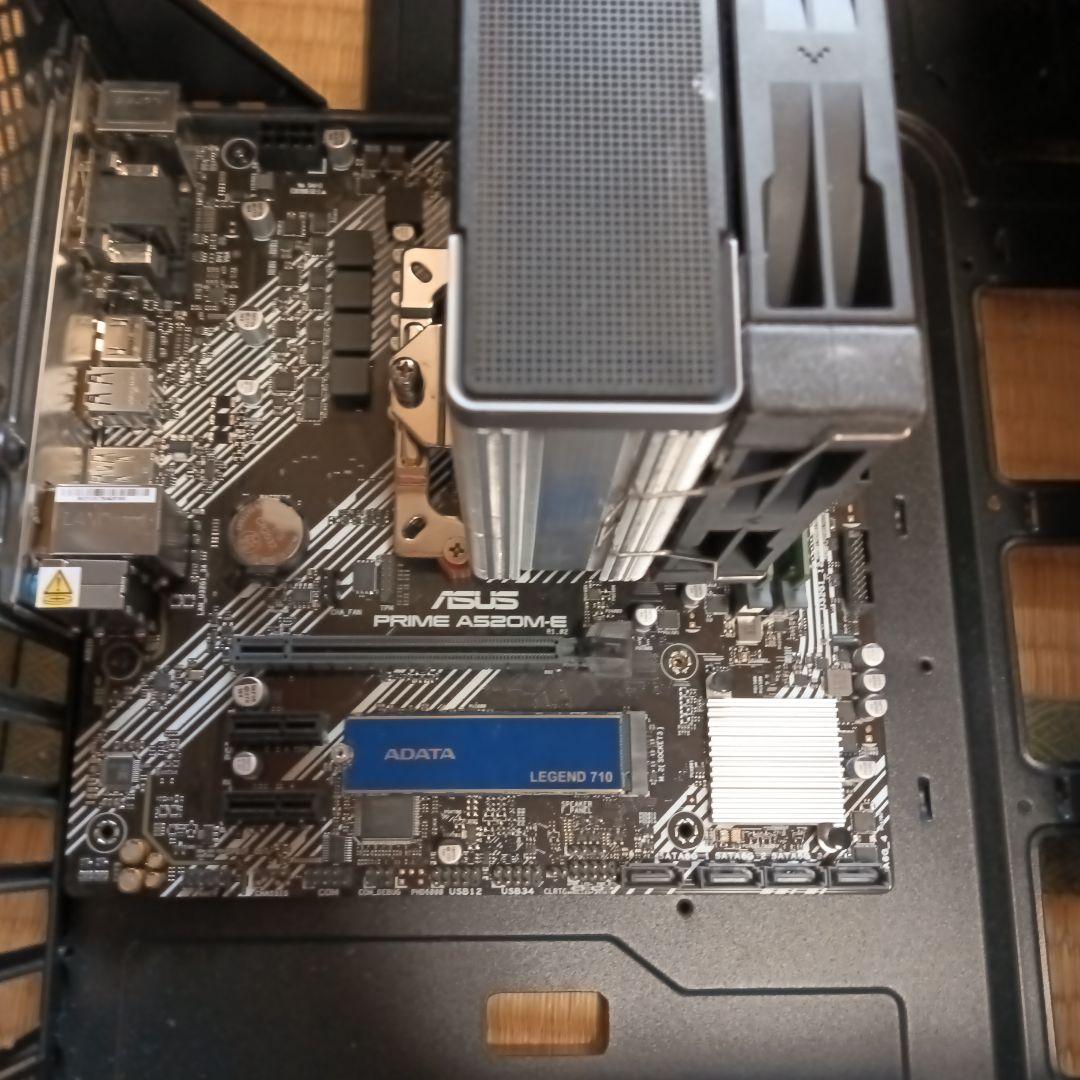 マザーボード SSD メモリー CPU 空冷クーラーセット バラ売り可能