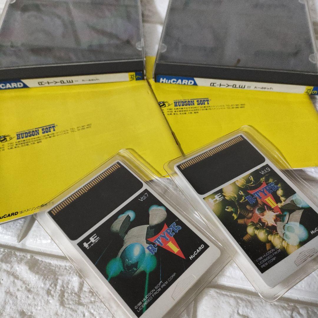 《ハドソン ゲーム》★PCエンジン『R-TYPEⅠ＆R-TYPEⅡ』※中古品