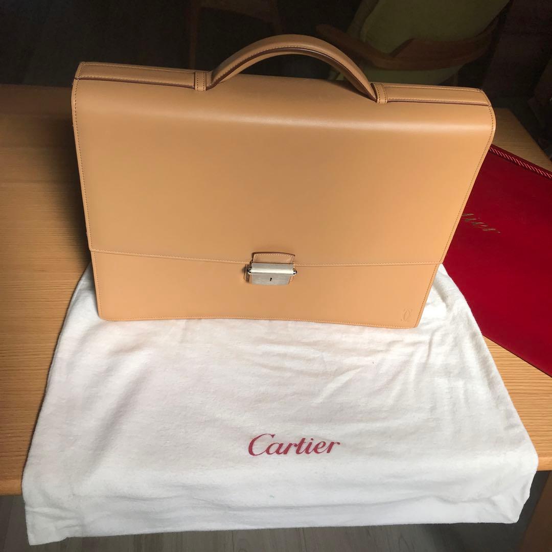 カルティエCartier マストライン　カーフブリーフケース　ライトブラウン 楽天市場】【バッグ】Cartier カルティエ マストライン マストドゥ