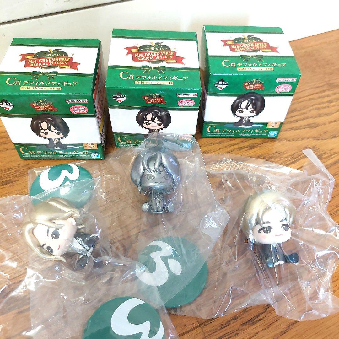 Mrs. GREEN APPLE ミセス ローソン 一番くじ フィギュア 3種類 - メルカリ