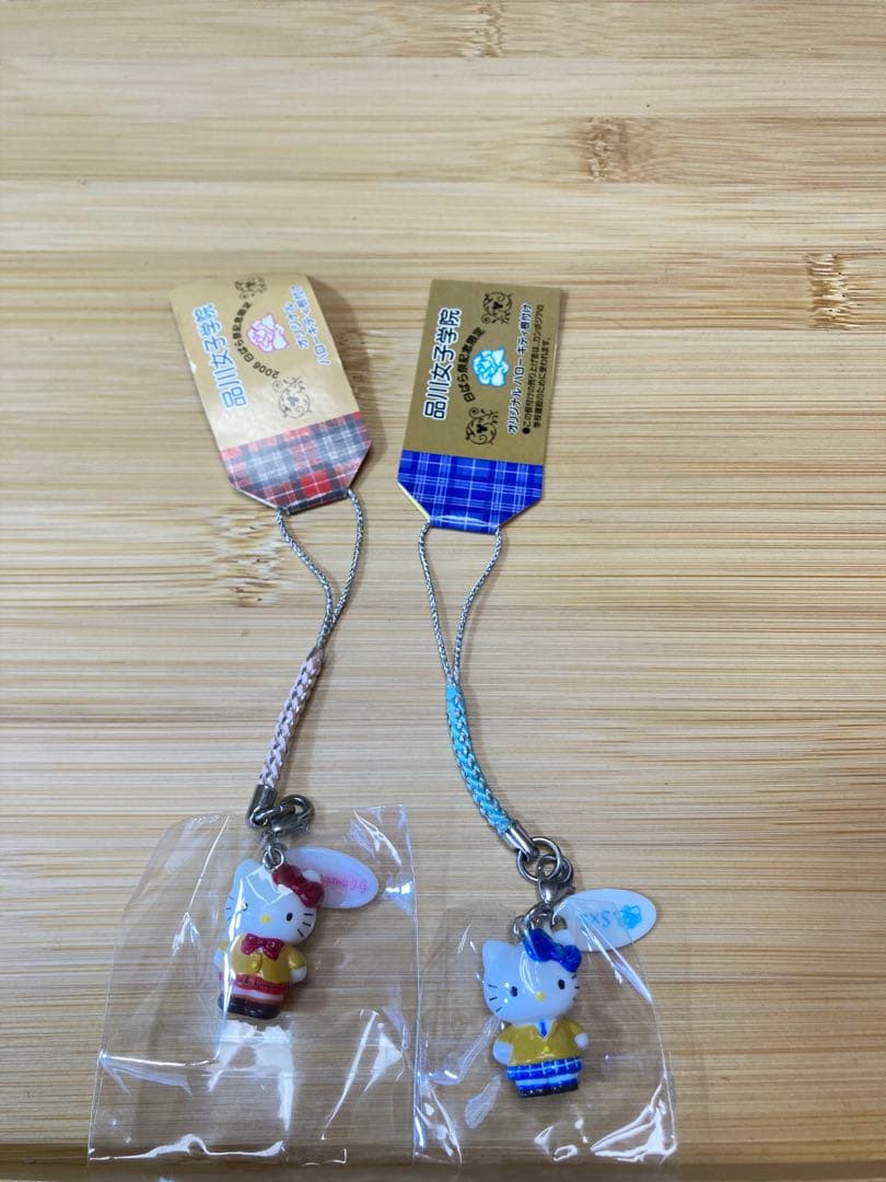 ハローキティ ご当地オリジナル根付け 品川女子学院 白ばら祭記念限定