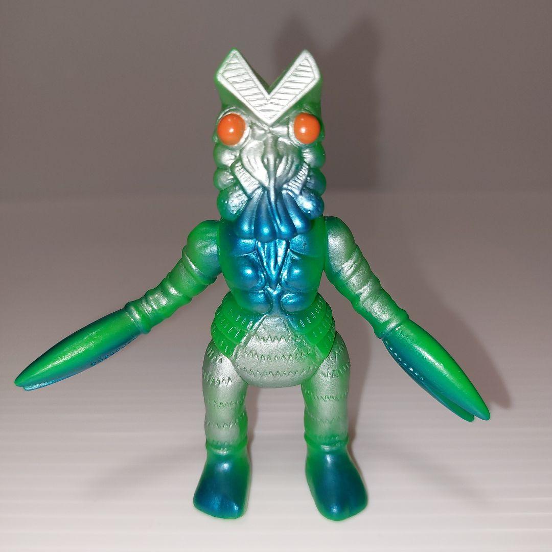 ☆ブルマァク魂 ミニフィギュア バルタン星人(緑)！当時物ソフビ
