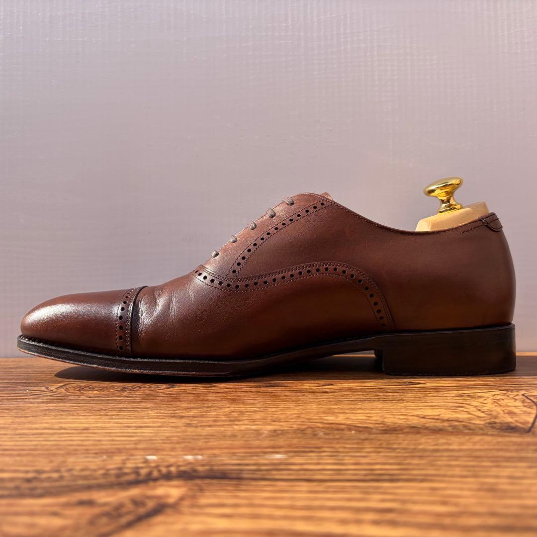 ユニオンインペリアル ストレートチップ 26.5cm ブラウン 内羽根 革靴