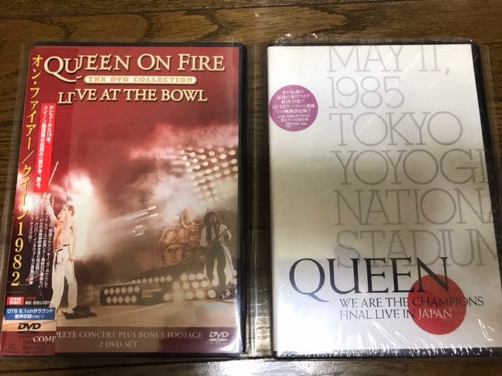 クイーン　DVD 8枚セット　未開封x5、開封済みx3