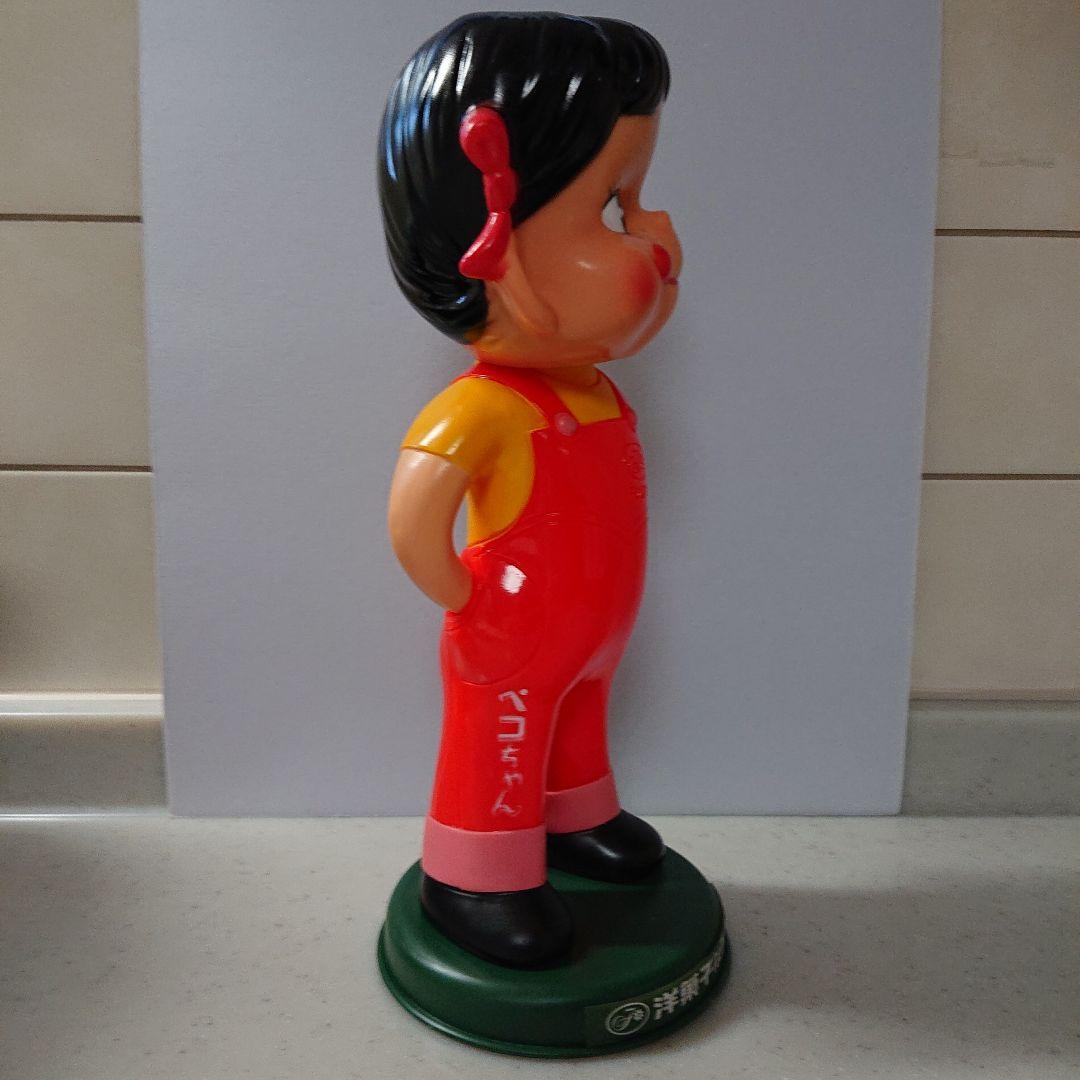 美品】不二家 ペコちゃん 首振り人形 昭和レトロ - メルカリ
