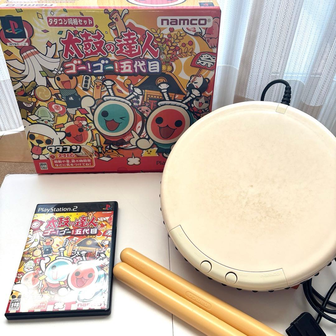 太鼓の達人 ソフト 太鼓セット まとめ売り プレステ2 タタコン同梱