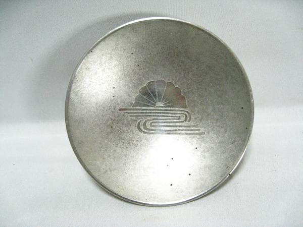 昭和七年度 #艦隊記念 #軍艦金剛 錫盃 #日生堂 #薩摩錫 共箱 旧日本