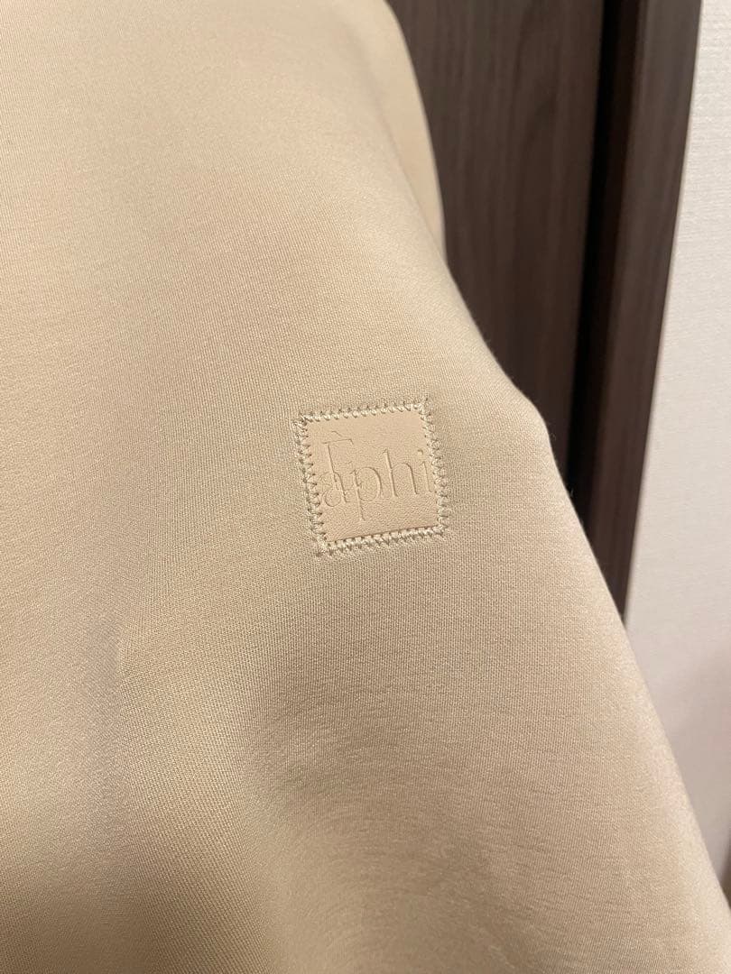 2025AW Eaphi LEATHER PATCH SWEATSHIRT