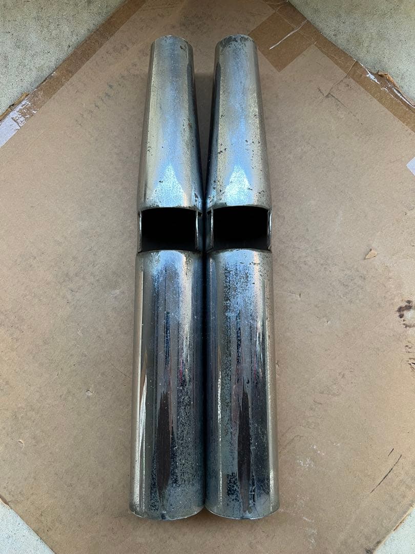 ハーレー　フォークカバー　33.4mm 35mm メッキ