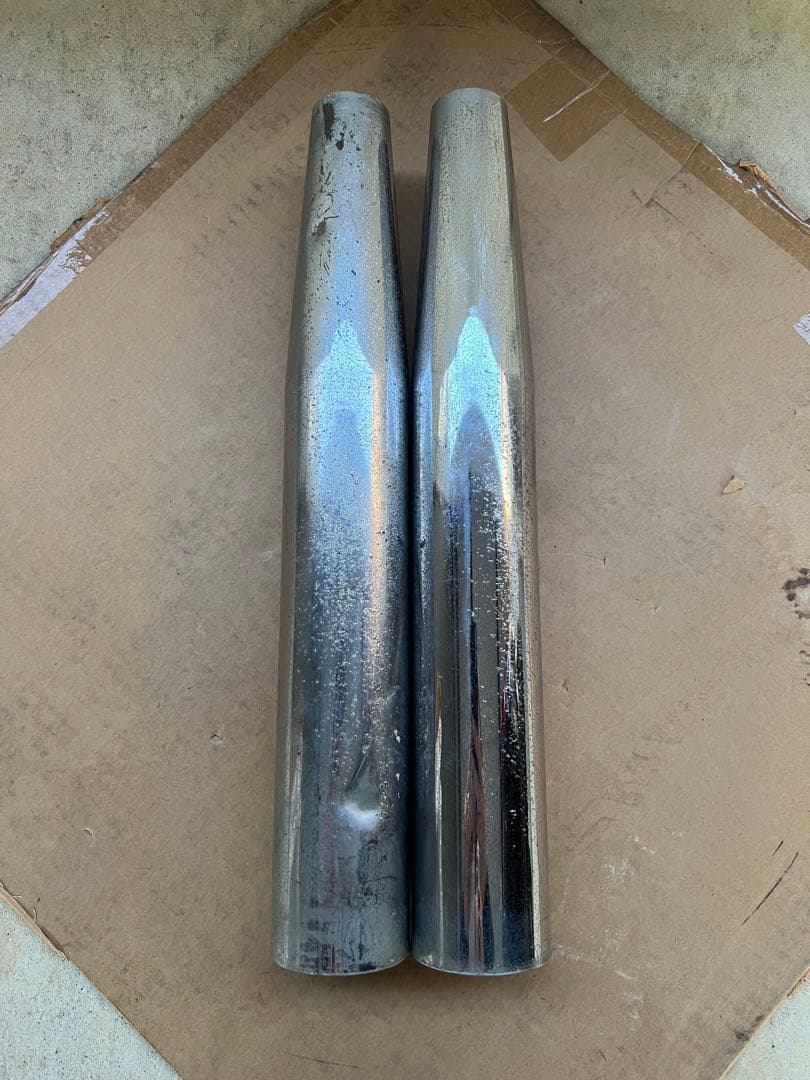 ハーレー　フォークカバー　33.4mm 35mm メッキ