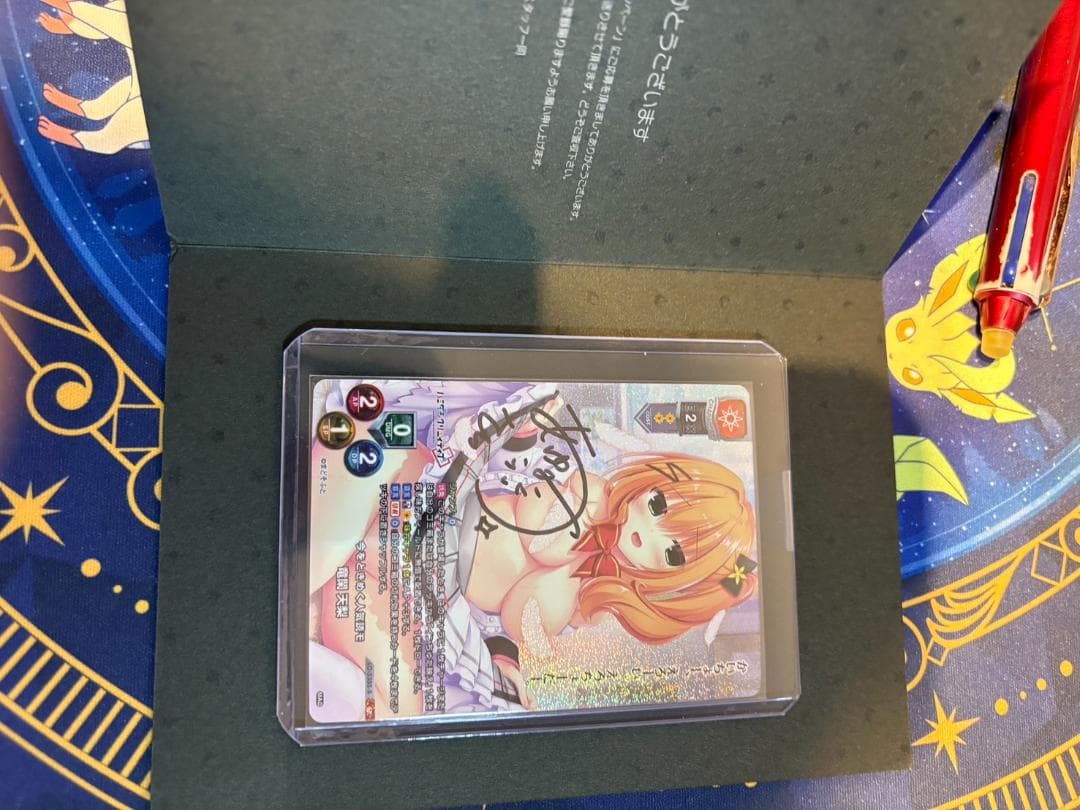 【Lycee】竜閑天梨 直筆 サイン　まどそふと1.0 ハミダシクリエイティブ