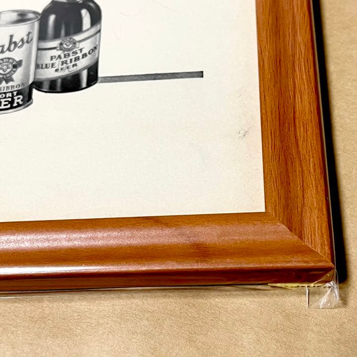 希少品！ Pabst Blue Ribbon パブストブルーリボン ポスター広告