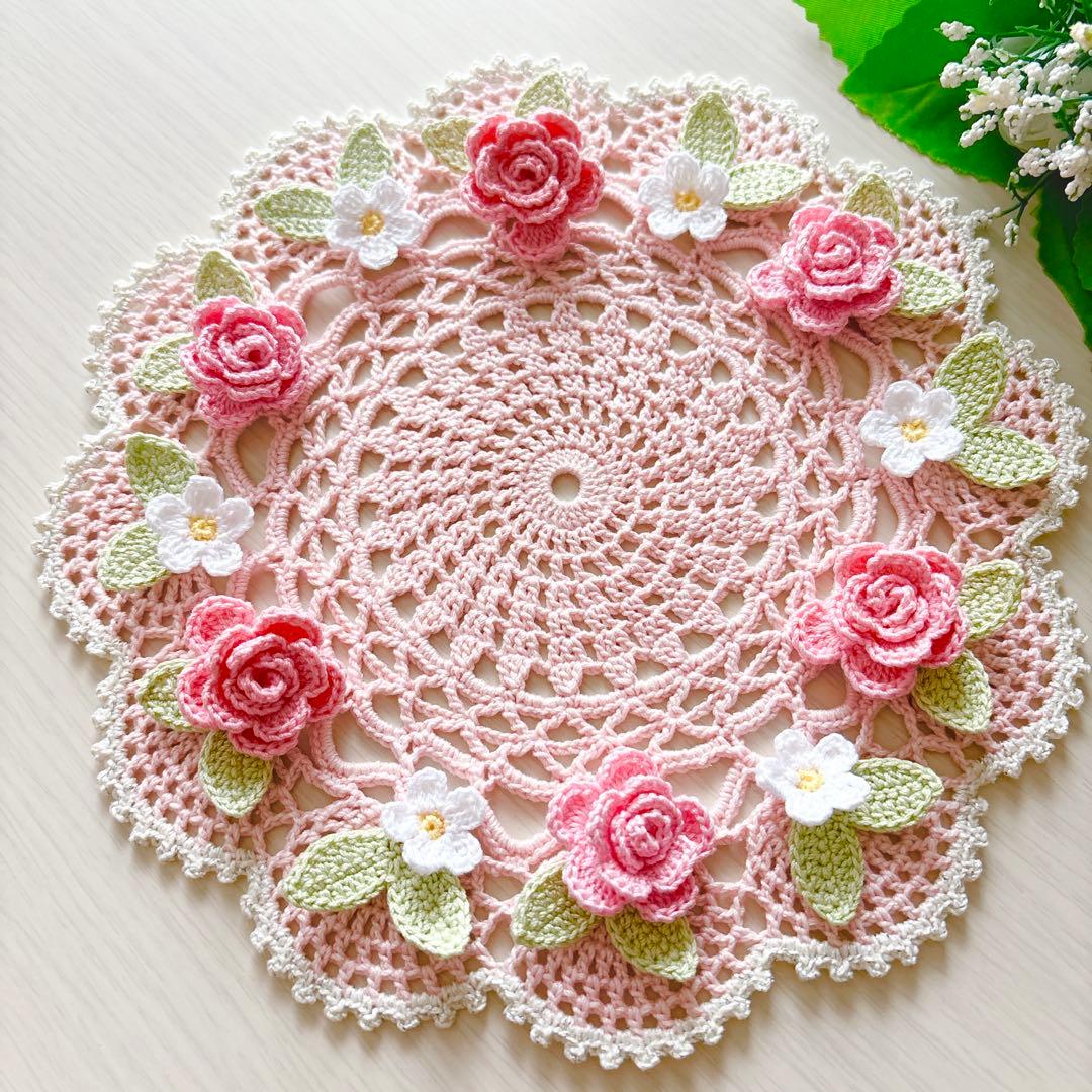 ♡19♡❁.*・゜レース編みドイリー❁.*・゜