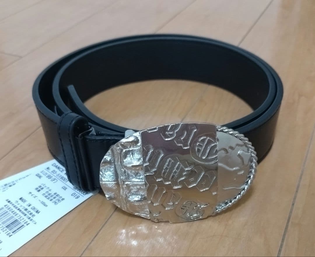 ダンスウィズドラゴン　ベルト 銀色バックル付き 新品未使用 楽天市場】ダンスウィズドラゴン サイズフリー バックルベルト D3