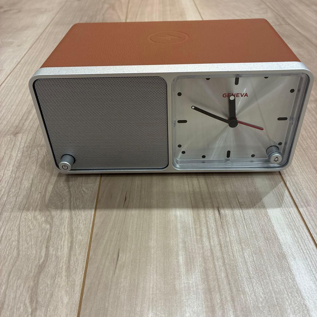GENEVA ジェネバ　スピーカー付き時計 Bluetooth GENEVA TIME｜レトロなデザインのクロック付き高音質Bluetooth