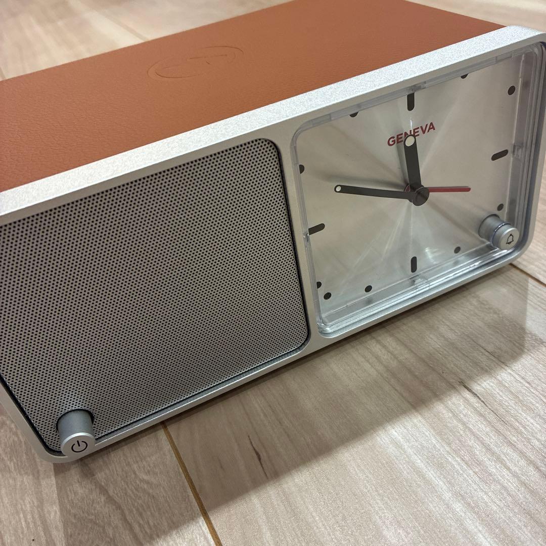 GENEVA ジェネバ スピーカー付き時計 Bluetoothの通販はau PAY