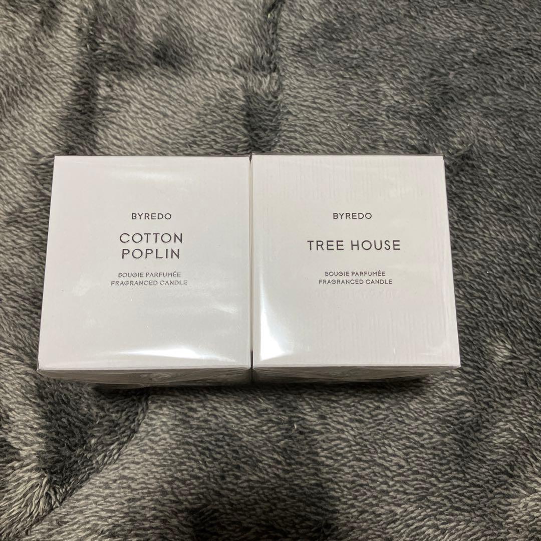 バイレード　キャンドル　ツリーハウス&コットンポプリン セット　70g バイレード（BYREDO） フレグランスキャンドル ツリー ハウス 通販
