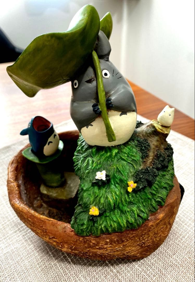 ☆稀少・廃盤品☆となりのトトロ　「はっぱのかさ」　ウォーターガーデン　ジブリ 希少となりのトトロ 廃盤品 となりのトトロ ウォーターガーデン はっぱ