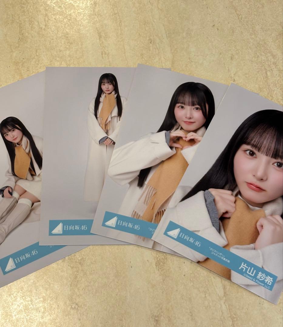 片山紗希 日向坂46 クリフハンガー ジャケット 生写真 4種コンプ ①