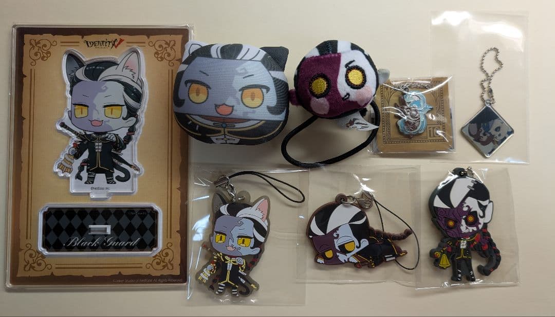 第五人格 白黒無常 黒無常 ナンジャ おまんじゅう ラバーストラップ