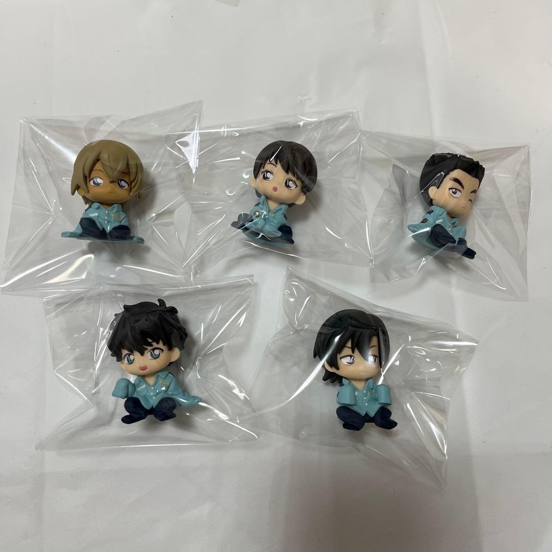 名探偵コナン 警察学校編 ちぢませ隊 セット 警察学校同期5人が勢ぞろい！『名探偵コナン』ガシャポンマスコット