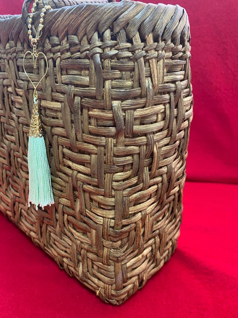 宮本工芸 山葡萄かごバッグ 国産品 桝あじろ編み 美の壺 伝統工芸品 山