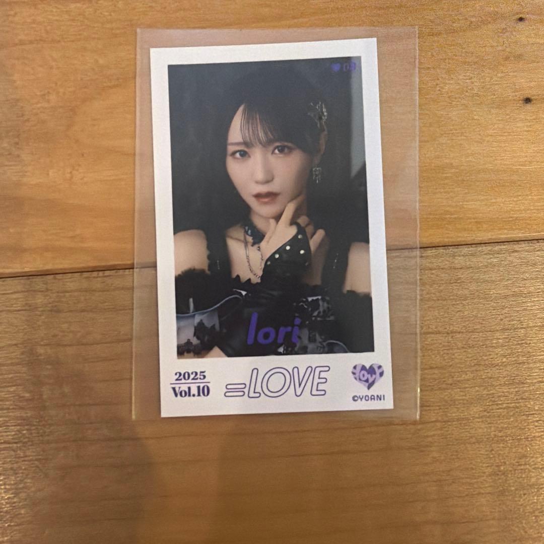 野口衣織 ミニフォト Vol.10レア 黒衣装 = LOVE - メルカリ