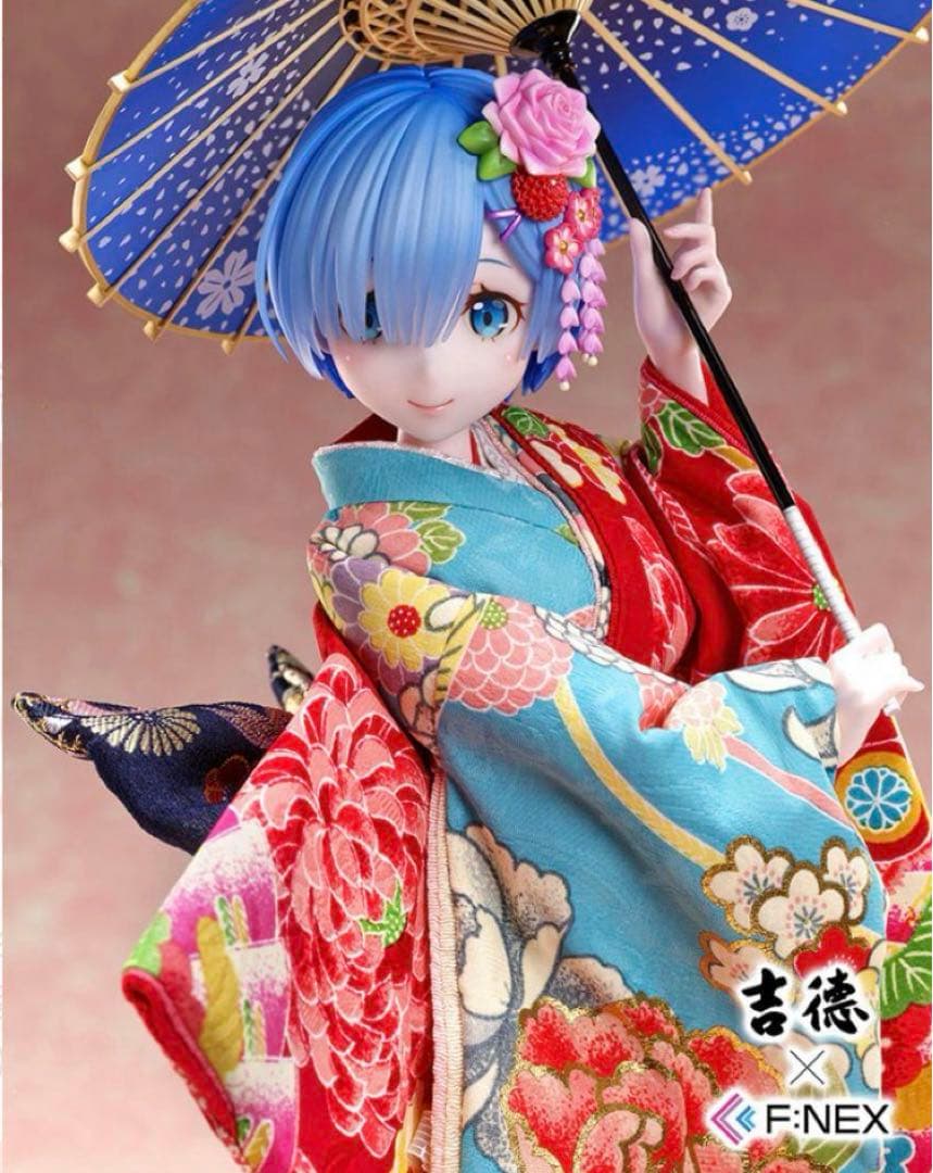 【未使用】吉徳×F:NEX レム -日本人形- 1/4スケールフィギュア