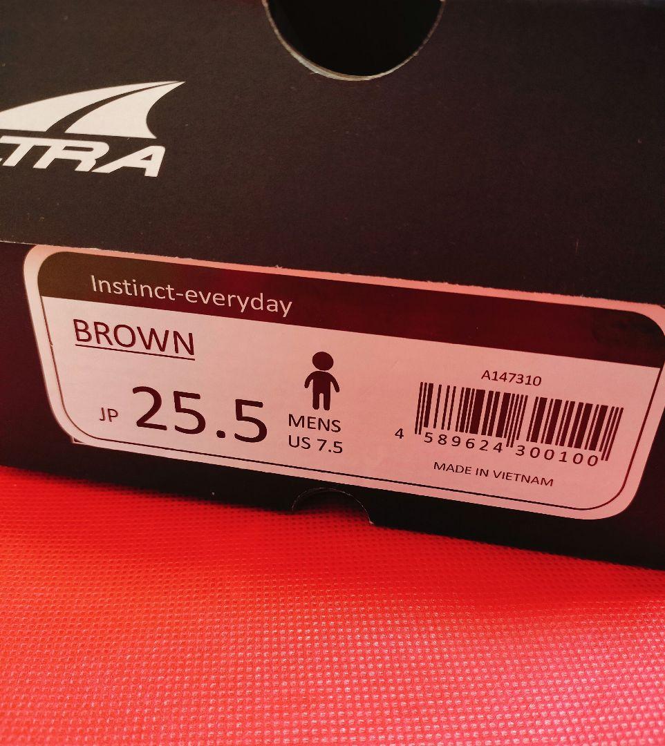 ALTRA Instinct-everyday ブラウン 25.5cm