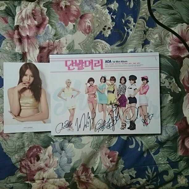 AOA サイン入り  1st mini album  short hair AOA - Short Hair - Amazon.com Music