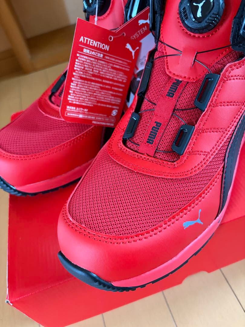 プーマ 安全靴 ダイヤル式 ディスクシステム 26.5cm 3E新品未使用