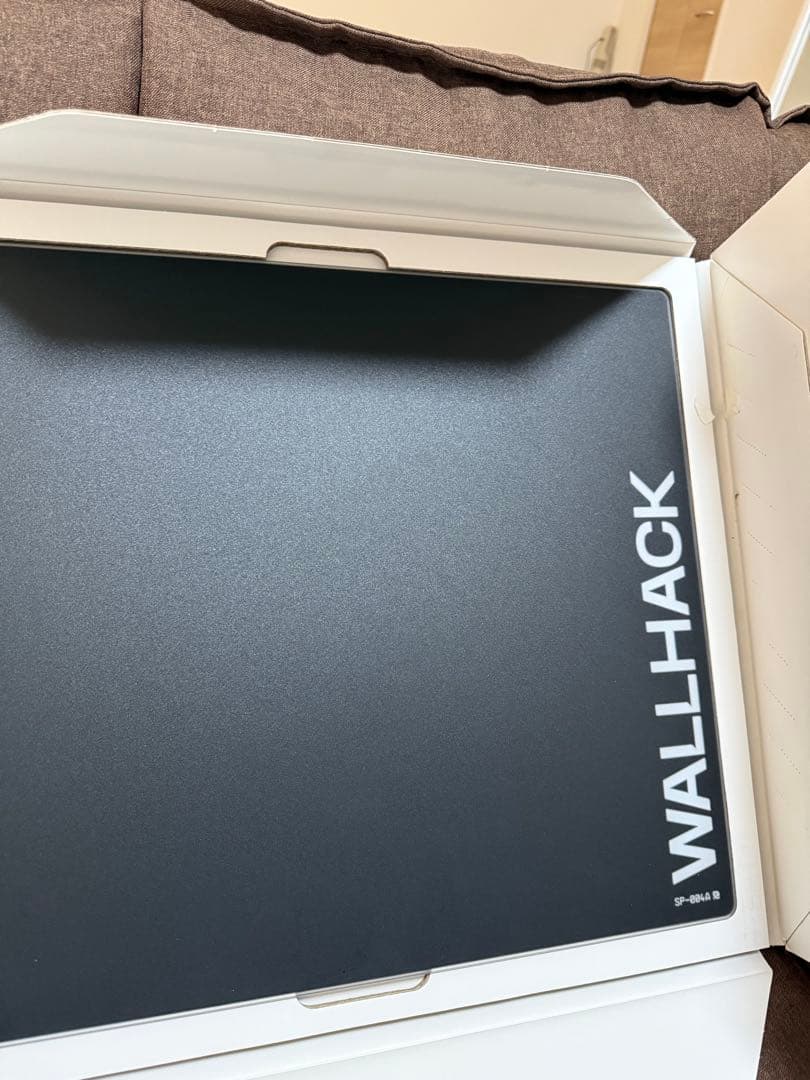 WALLHACK SP-004A ガラスゲーミングマウスパッド | SP-004A Black Glass Gaming Mousepad | Wallhack