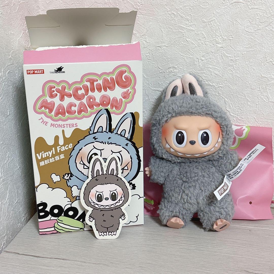 正規品】【Sesame Bean】ラブブ マカロン セサミビーン グレー - メルカリ