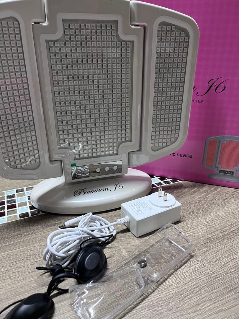 Premium J6 美顔器 LEDライト付き LED美顔器 Premium J6 光美容器 美顔器 美容機器 フェイス用 - メルカリ