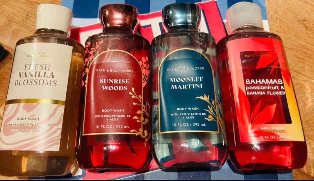 新品、バスアンドボディワークスのボディウォッシュ4本シャワージェル Amazon | バスアンドボディワークス メンズ シャワージェル OCEAN