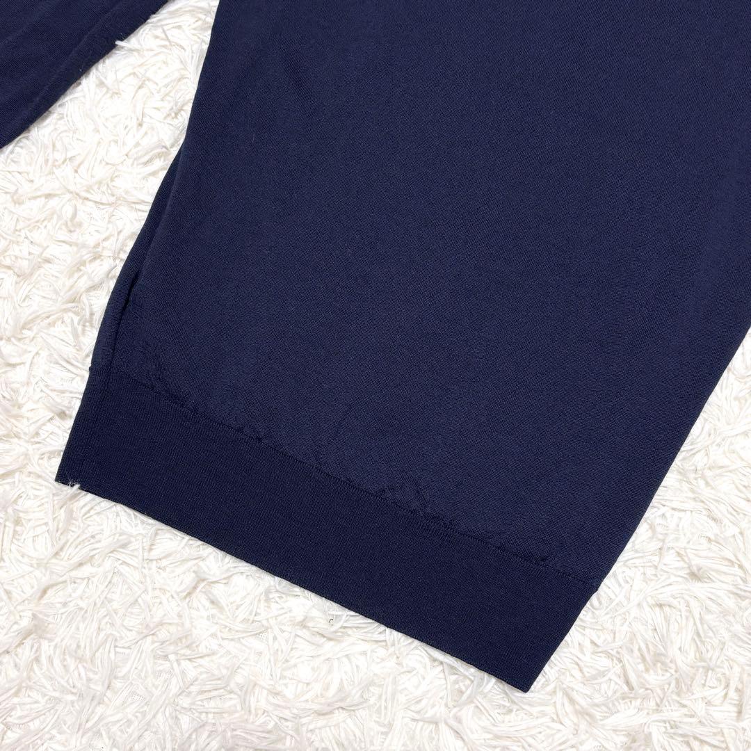 極美品 ジョンスメドレー 現行タグ エクストラファインメリノニット S