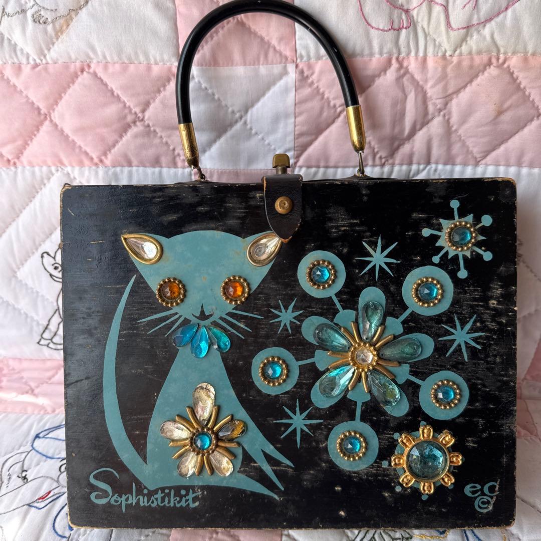 エニッドコリンズ猫アンティークビンテージ木箱