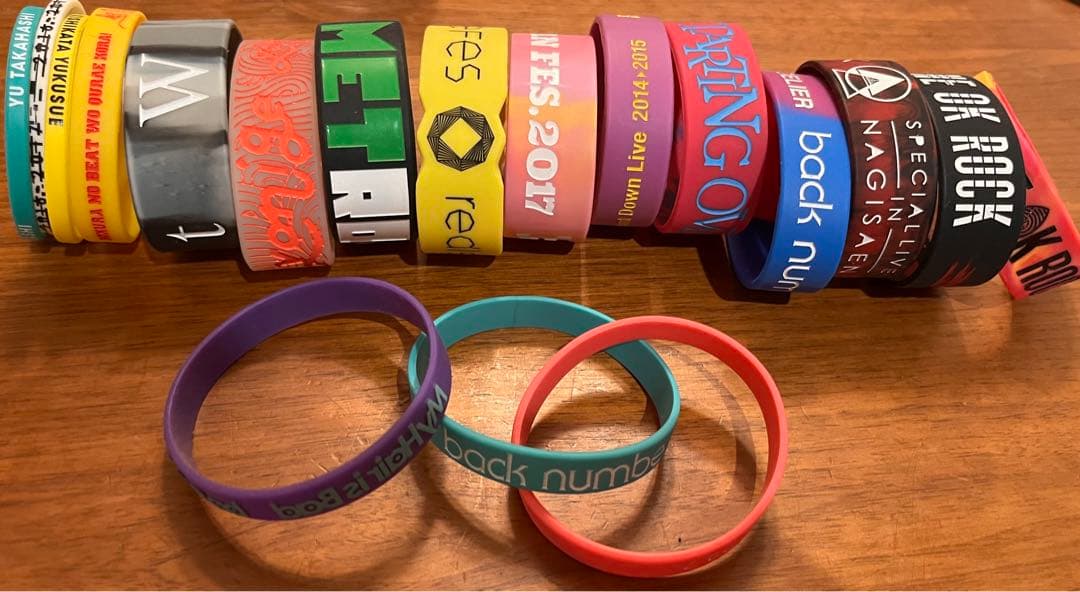 ☆one ok rock ワンオク ラバーバンド 3種セット - メルカリ